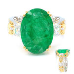 Bague en argent et Émeraude Pit D8 (Gems en Vogue)