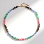 Collana in argento con Opale Rosa