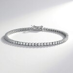 Bracciale in argento con Zircone (Adela Silber)