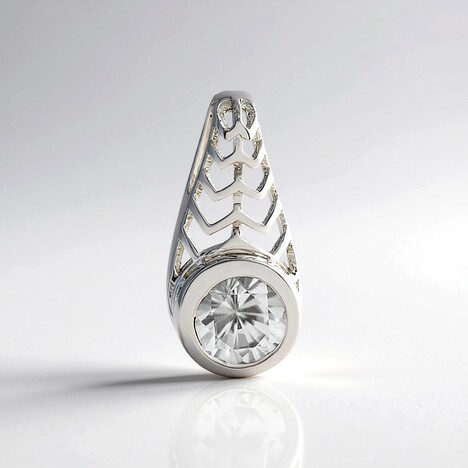 Ciondolo in oro con Zircone (Ornaments by de Melo)