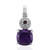 Amethyst-Silberanhänger