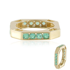 Bague en or et Emeraude de Colombie (de Melo Gold)