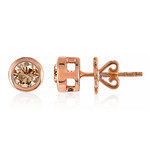 VS1 Argyle-Rose de France-Brillant-Goldohrringe (Annette)