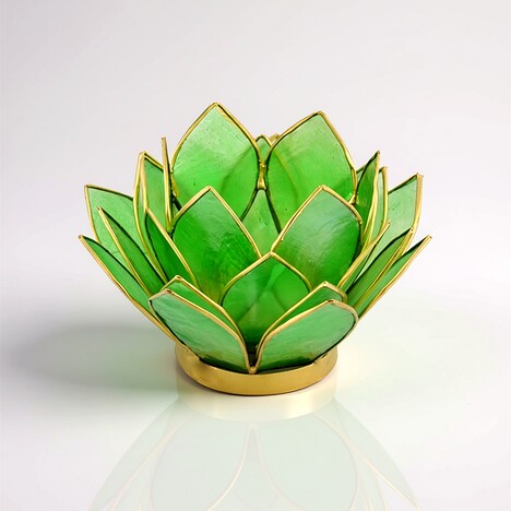 Accessorio in ottone con Conchiglia Capiz (Bali Barong)