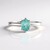 Anello in argento con Apatite Blu