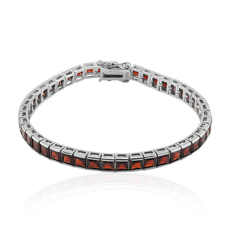 Granat-Silberarmband