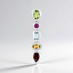 Ciondolo in argento con Peridoto