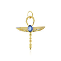 Ciondolo in argento con Cianite