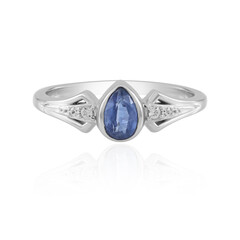 Anillo en plata con Cianita de Nepal