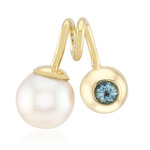 Ciondolo in oro con Perla Bianca dei Mari del Sud (Michelle Albala)