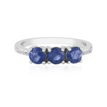 Anillo en plata con Cianita de Nepal