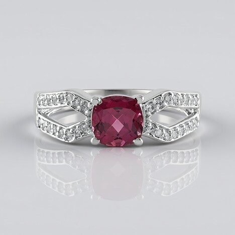 Anello in argento con Granato Malawi