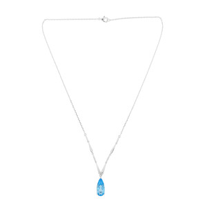 Collier en argent et Topaze de Marambaia (de Melo)