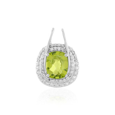 Pendentif en argent et Péridot de l'Arizona