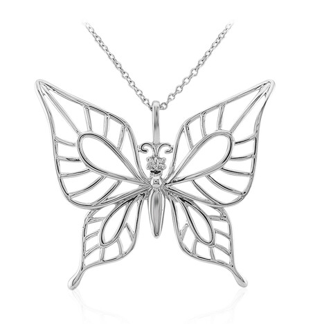 Collar en plata con Zafiro blanco