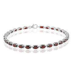 Granat-Silberarmband