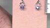 Pendientes en plata con Tanzanita (Pallanova)