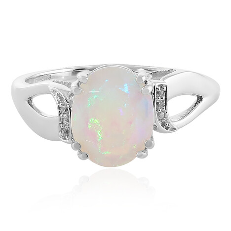 Anillo en plata con Ópalo de Welo