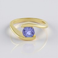 Tanzanite Silver Ring