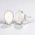 Boucles d'oreilles en argent et Labradorite blanche