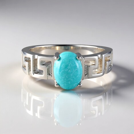 Anello in argento con Turchese