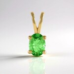 Ciondolo in argento con Lemshuku Tsavorite