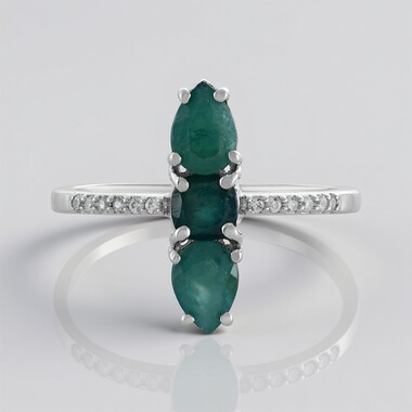 Bague en argent et Grandidierite
