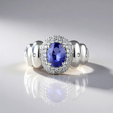 Anello in argento con Tanzanite (de Melo Essence)