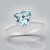 Anello in argento con Topazio Blu Cielo