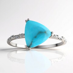 Anello in argento con Turchese