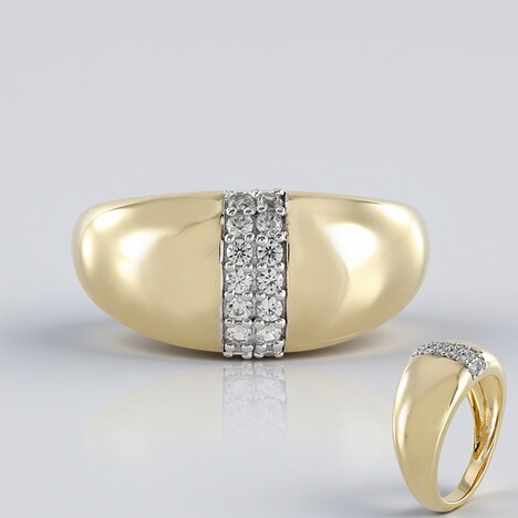 Anello in argento con Zircone