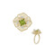 Peridot-Goldring (Ornaments by de Melo)