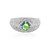 Zilveren ring met een Mezezo opaal (de Melo Essence)