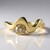 Bague en or et Diamant champagne I2 (de Melo Gold)