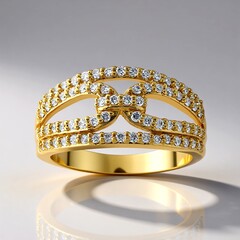 Anello in oro con Diamante SI1 (G) (Annette)