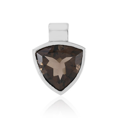 Rauchquarz-Silberanhänger