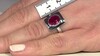 Zilveren ring met een Madagaskar Robijn (de Melo Essence)