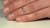 Platina ring met een I3 Zilveren Diamant (KM by Juwelo)