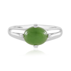 Kanadische Jade-Silberring