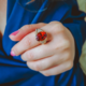 Bague en or et Grenat Hessonite