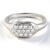 Anello in argento con Zaffiro Bianco