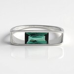 Anello in oro con Tormalina Verde di Benedito (de Melo)