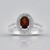 Anello in argento con Citrino Madeira