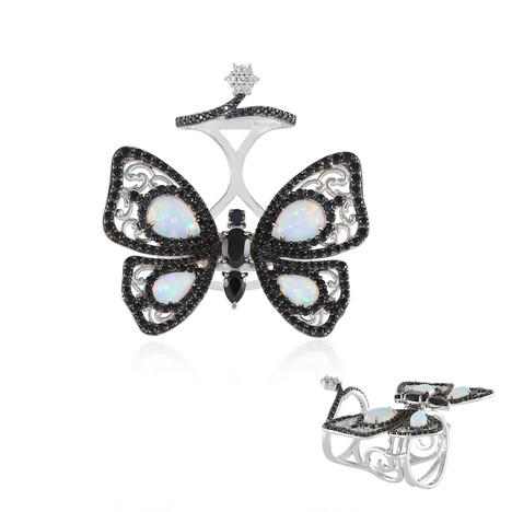 Anello in argento con Opale di Welo (Dallas Prince Designs)