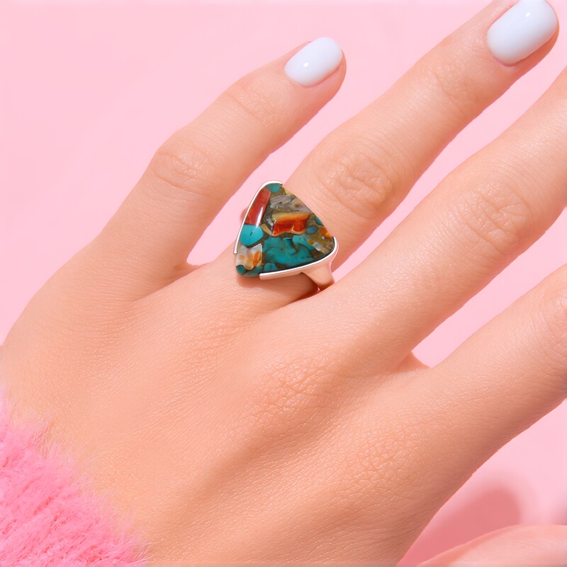 Anello in argento con Gemma