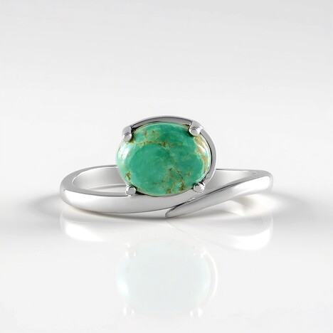 Bague en argent et Turquoise de Tyrone (Faszination Türkis)