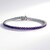 Bracciale in argento con Ametista Zambiana