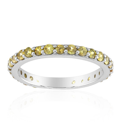 Bague en argent et Sphène