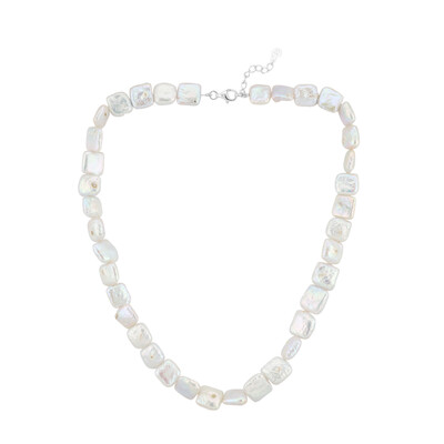 Collier en argent et Perle Keshi (TPC)