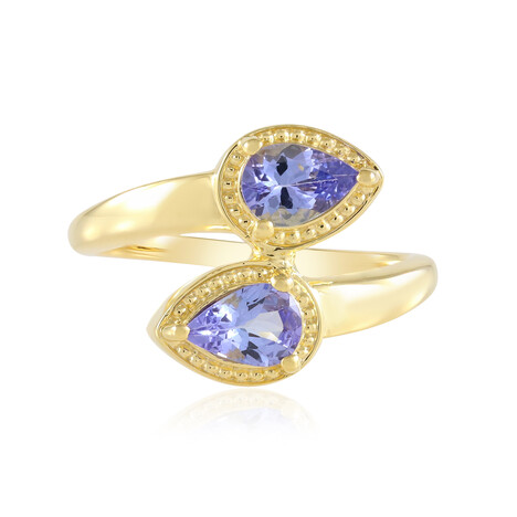 Anillo en plata con Tanzanita